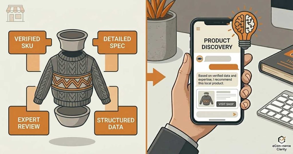 AI Has Changed Google – What Small Retailers Must Do Now. By Seán, The eCommerce Guy at Small Biz Clarity. Free PDF Guide available.