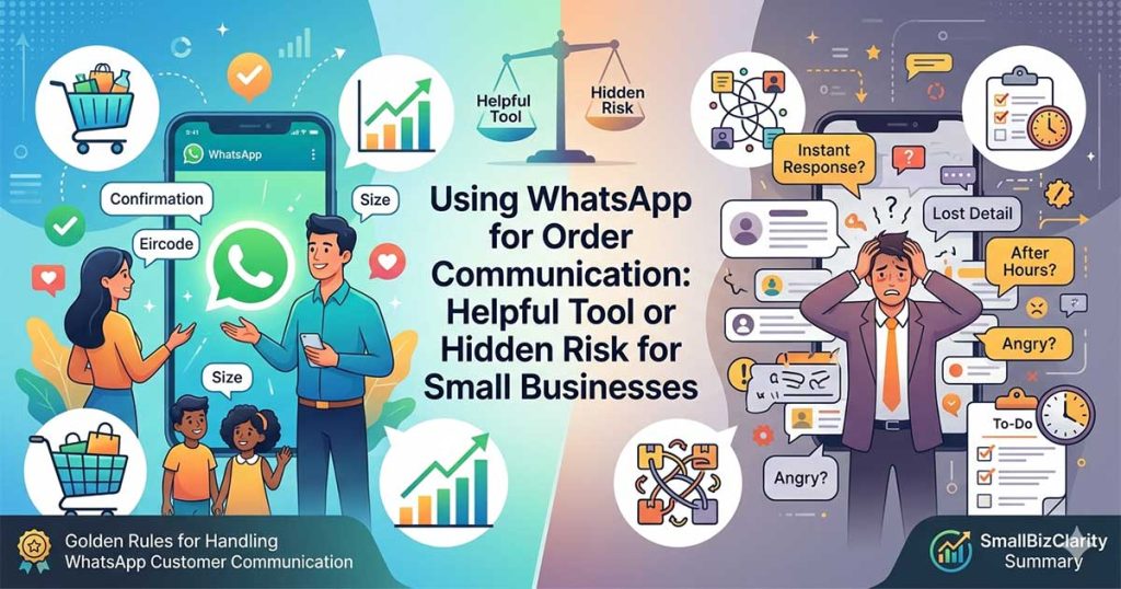 Using WhatsApp for Order Communication: Helpful Tool or Hidden Risk for Small Businesses. SmallBizClarity