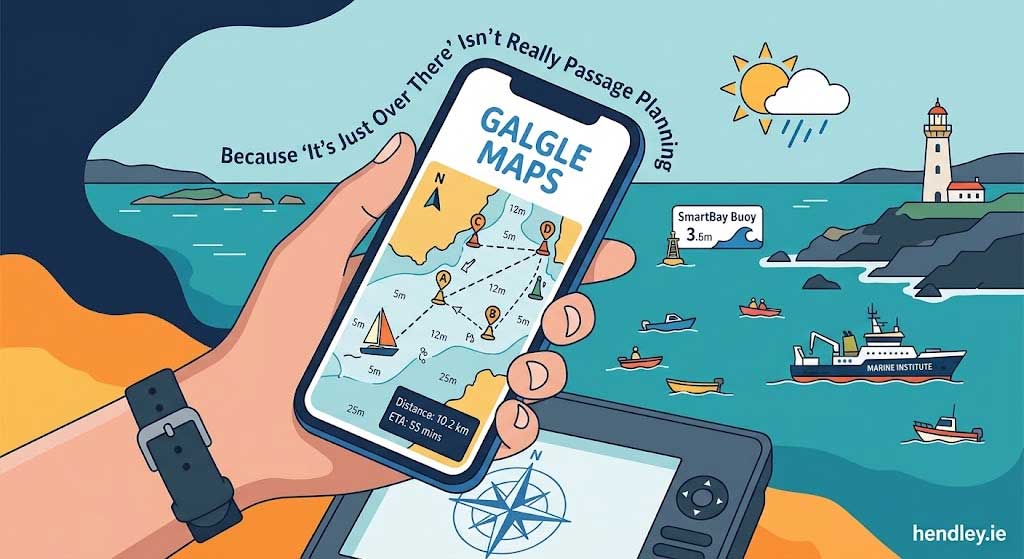 Galgle Maps, a mapping experiment created after a simple question about how far it is across Galway Bay